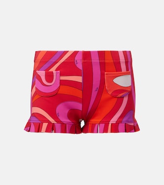 Iride ruffled shorts | Pucci