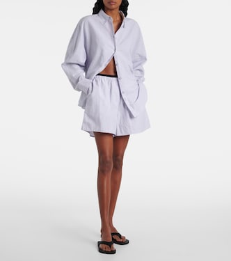 Shorts Jana aus Baumwolle und Leinen | Proenza Schouler