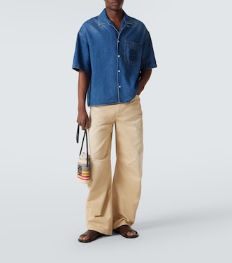 Paula's Ibiza Weite Hose aus Twill | Loewe