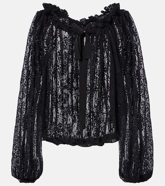 Blusa de encaje floral | Patou