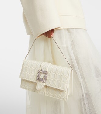 Capri embellished clutch | Manolo Blahnik