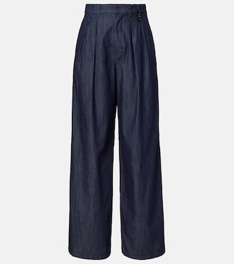 Jerry embellished chambray wide-leg pants | 'S Max Mara