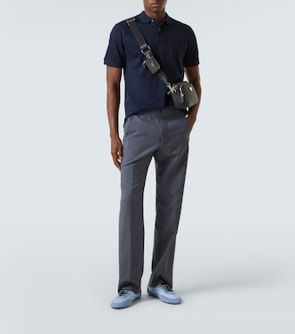 Collapse Re-Nylon and suede sneakers | Prada