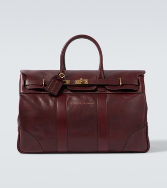 Leather duffel bag | Brunello Cucinelli
