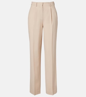 Soli high-rise straight pants | Aya Muse