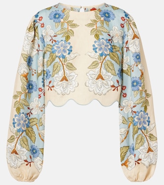 Floral linen blouse | Farm Rio