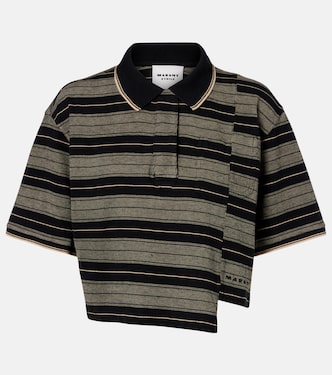 Isalyne striped cotton polo shirt | Marant Etoile