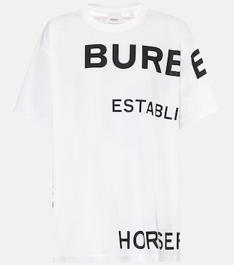 T-shirt in cotone con stampa | Burberry