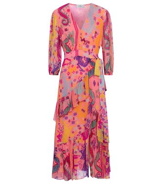 Robe midi imprimée en soie | Etro