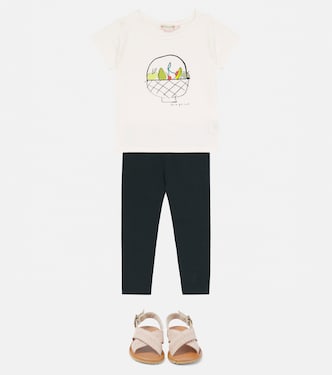T-shirt in cotone con stampa | Bonpoint