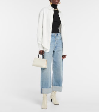 Jeans anchos cropped Ayla de tiro medio | Citizens of Humanity
