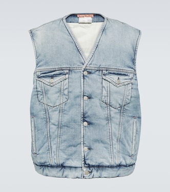 Gilet imbottito in denim | Acne Studios