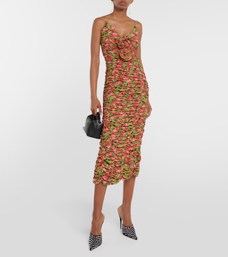 Robe midi à fleurs | Magda Butrym