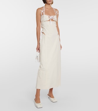 Vestido midi La Robe Ruban de mezcla de algodón | Jacquemus