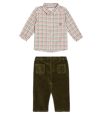 Baby cotton jersey shirt and pants set | Tartine et Chocolat