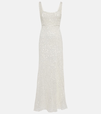 Bridal Maxikleid Megan mit Pailletten | Rixo