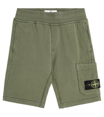 Shorts in jersey di cotone | Stone Island Junior