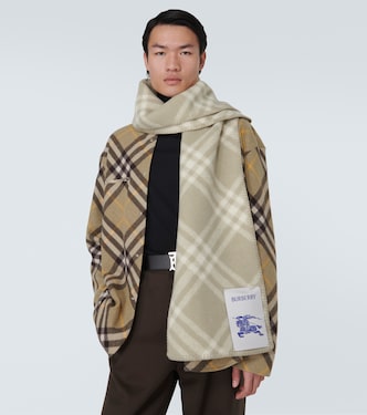 Burberry Check wool scarf | Burberry