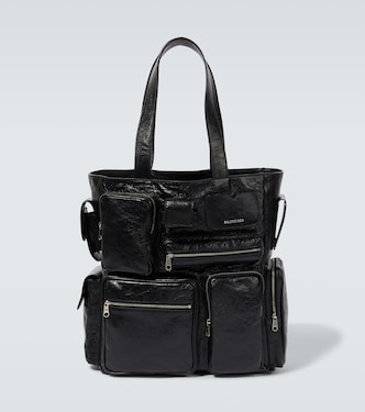 Superbusy distressed leather tote bag | Balenciaga