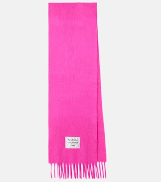Sciarpa in misto lana con logo | Acne Studios