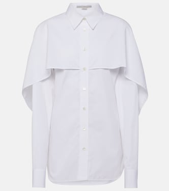 Caped cotton blouse | Stella McCartney