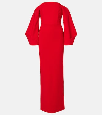 Off-Shoulder-Robe Lotta aus Crêpe | Solace London