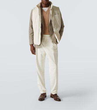 Daunenweste aus Gabardine  | Brunello Cucinelli