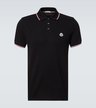 Logo cotton piqué polo shirt | Moncler