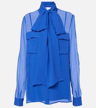 Blusa in georgette di seta | Costarellos
