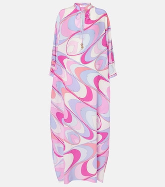 Printed silk crêpe de chine kaftan | Pucci