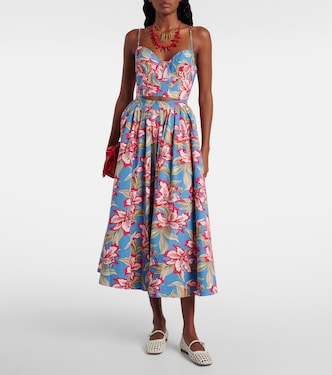 Gonna midi in cotone con stampa floreale | Polo Ralph Lauren