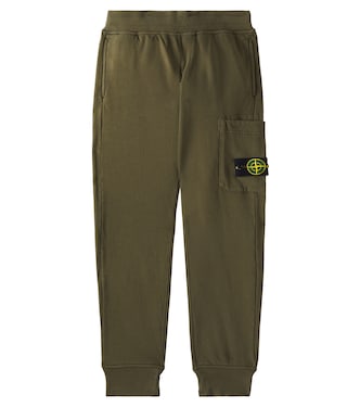 Compass cotton sweatpants | Stone Island Junior