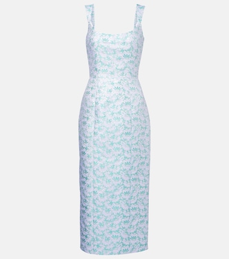 Abito midi Numa Daisy in broccato floreale | Markarian