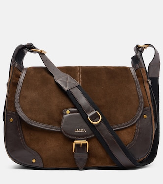 Schultertasche Oskan Soft Small aus Veloursleder | Isabel Marant