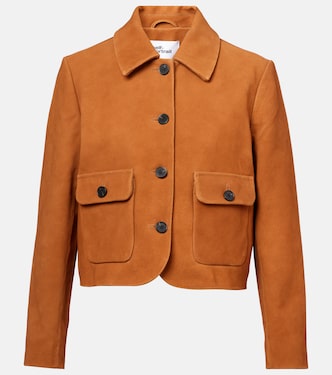 Jacke aus Veloursleder | Self-Portrait