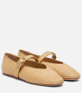 Mary-Jane-Ballerinas Stella aus Raffiabast | Le Monde Béryl