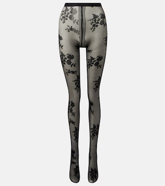 Floral lace tights | Valentino