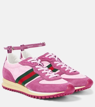 Zapatillas Nora de ante con Web | Gucci