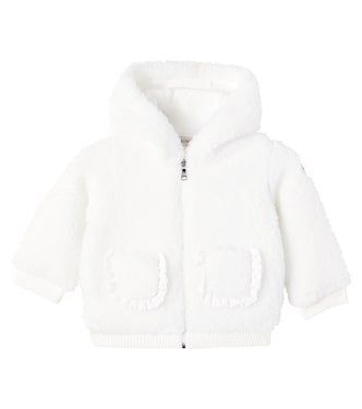 Baby - Cardigan in teddy con cappuccio | Moncler Enfant