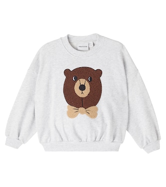 Bear cotton jersey sweatshirt | Mini Rodini