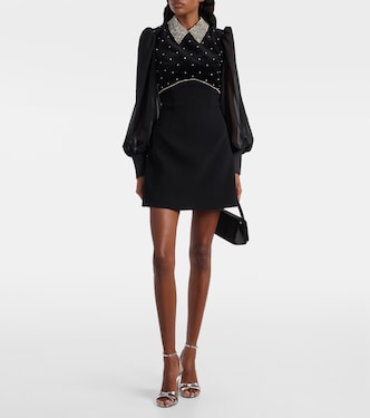 Vestido corto con cristales | Rebecca Vallance