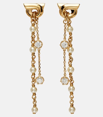 Boucles d’oreilles Gancini à ornements | Ferragamo