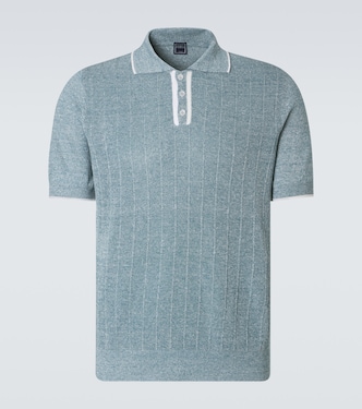 Dodo linen and cotton polo shirt | Fedeli