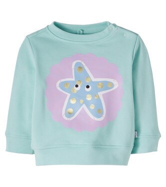 Baby printed cotton jersey sweatshirt | Stella McCartney Kids