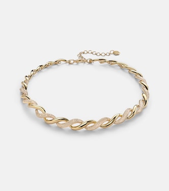 18kt gold (750/1000) necklace with diamonds | Shay Jewelry