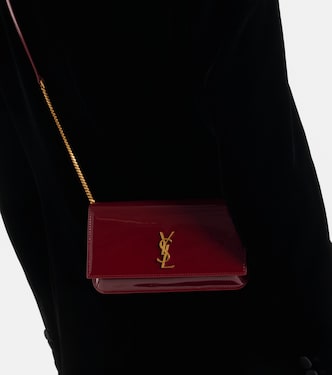 Cassandre leather phone holder | Saint Laurent