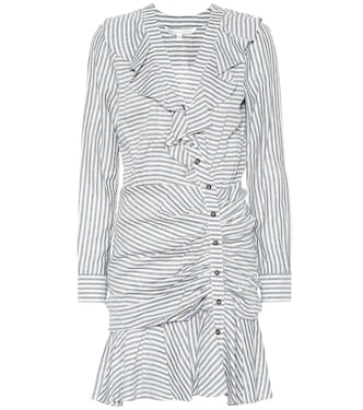 Kai cotton-blend striped dress | Veronica Beard