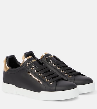 Baskets Portofino en cuir | Dolce&Gabbana