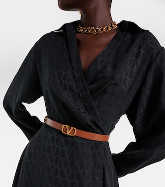 VLogo Signature 20 reversible leather belt | Valentino Garavani