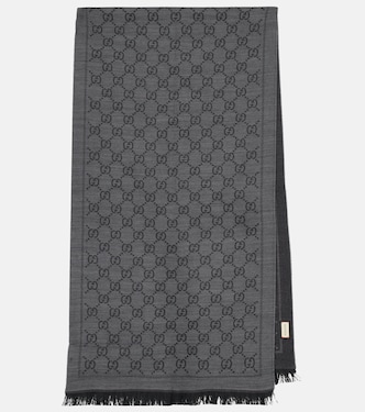 GG wool jacquard scarf | Gucci